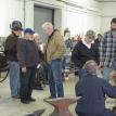 The crowd at Bill's shop